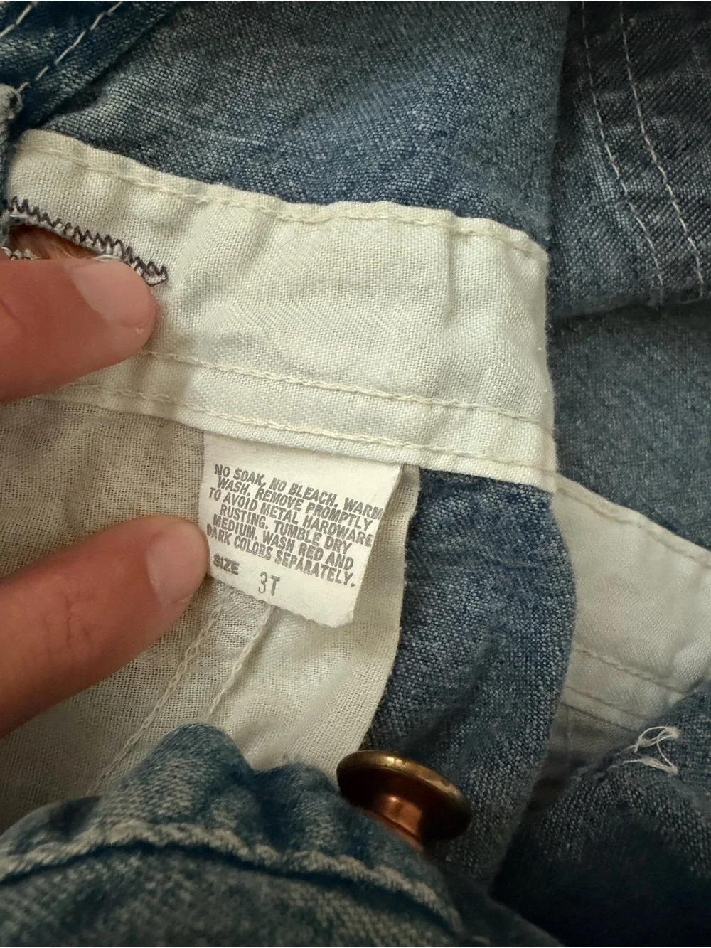 Vintage OshKosh B’Gosh Denim Overalls 3T